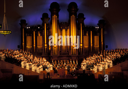 Mormon Tabernacle Choir Salt Lake City Utah USA Stockfoto