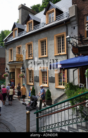 Kanada-Quebec-Québec-City Unterstadt Maison Louis Jolliet Stockfoto