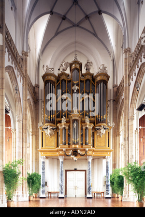 Arnhem, Grote Kerk, Blick Nach Westen Auf die Orgel Stockfoto