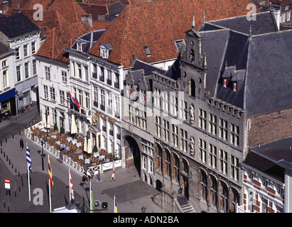 Bergen Op Zoom, Stadhuis, Blick Vom Kirchturm Stockfoto