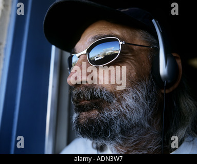 Thomas Anderson 54 Jahre alten alkoholische Vietnam Tierarzt 26 Jahre derzeit von der Straße in Tucson AZ USA lebende Obdachlose Stockfoto