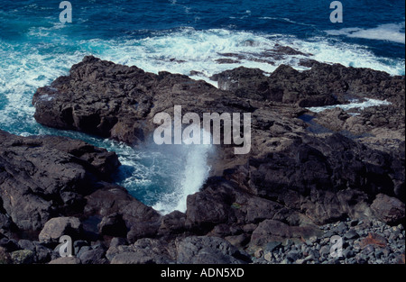 Meerblick vom Felsenweg zwischen St. Ives und Zennor, Cornwall England UK Stockfoto