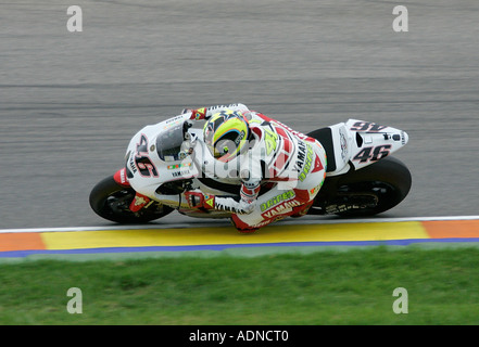 Valentino Rossi, Moto GP World Champion Reiten in Valencia in 2006 Meisterschaft Stockfoto