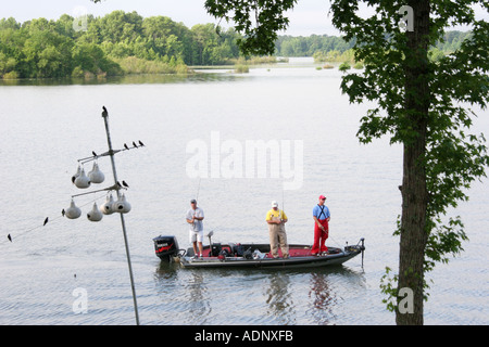 Alabama Lake Eufaula, Lakepoint Resort State Park, Chattahoochee River Water Eufaula National Wildlife Refuge, Angeln, Besucher reisen unterwegs Stockfoto