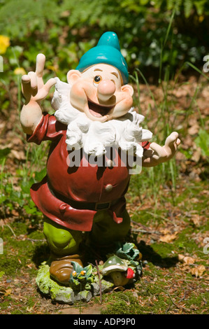 Zwerge im Westen Putford Gnome zu reservieren, Devon, UK Stockfoto