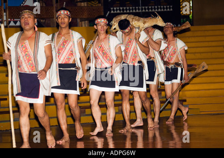 Minderheit Gesang und Tanz Kulturshow Taiwan Aboriginal Kultur Park Pingtung County Taiwan China Stockfoto