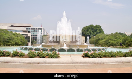 Plaza-Brunnen, Washington DC, USA Stockfoto