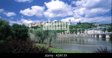 Chateau de Chinon Chinon Indre et Loire Center-Val-de-Loire Frankreich Stockfoto