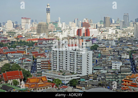 Aussehen von Grand China Princess Hotel in Chinatown, Siam Square, Baijoke Tower 2 im Hintergrund, höchste Gebäude in Hilfsdroiden Stockfoto