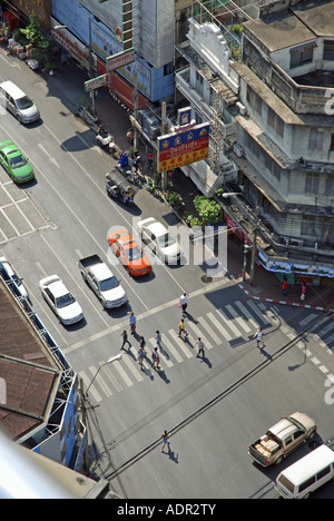 Blick vom Grand China Princess Hotel in Bangkok, Thailand, Bangkok Stockfoto