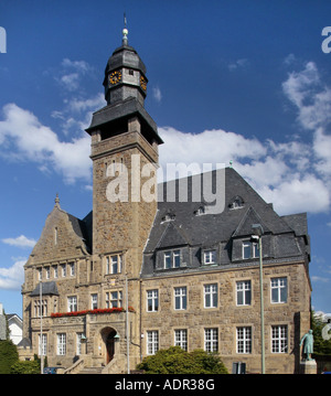 Blick auf das Rathaus, Wetter/Ruhr, Ruhrgebiet, Nordrhein-Westfalen, Deutschland Stockfoto