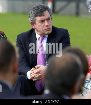 Gordon brown zu hören Stockfoto