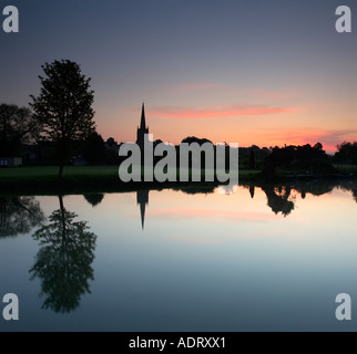 Lechlade England Großbritannien St. Laurentius Kirche Stockfoto