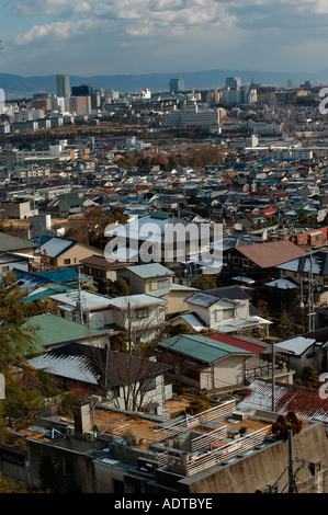 Blick über Minoh Osaka Japan Stockfoto