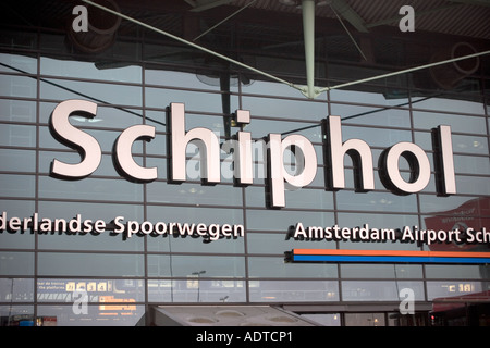 Flughafen Schiphol Amsterdam Niederlande Stockfoto