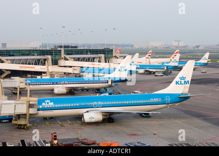 Flughafen Schiphol Amsterdam Niederlande Stockfoto