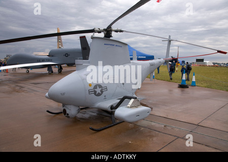 RAF Fairford Royal Air Force RIAT Royal International Air tattoo 2007 Airshow Air Show Northrop Grumman MQ-8 b-Feuer-Scout Stockfoto