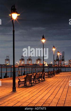 Ha'penny Pier alte Harwich Stockfoto