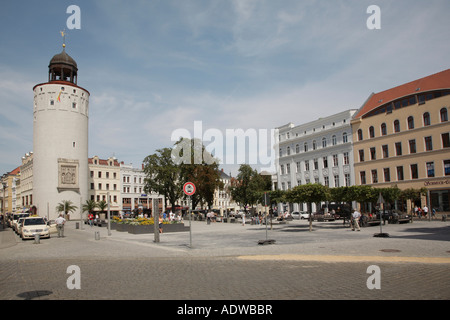 Demianiplatz Stadt Görlitz Sachsen Deutschland Stockfoto