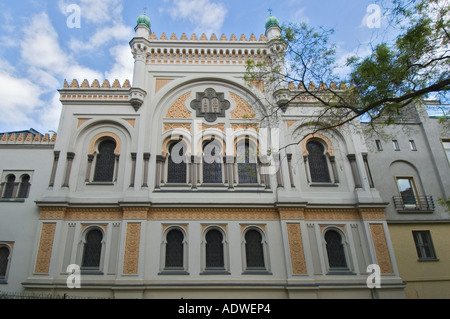 Tschechische Republik Prag alten jüdischen Viertel Josefov äußere der spanische Synagoge Stockfoto