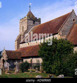 St. Peters Kirche an Firle in East Sussex, England Stockfoto