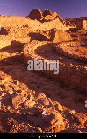 Pueblo Del Arroyo Ruinen Chaco Canyon National Historic Park New mexico Stockfoto