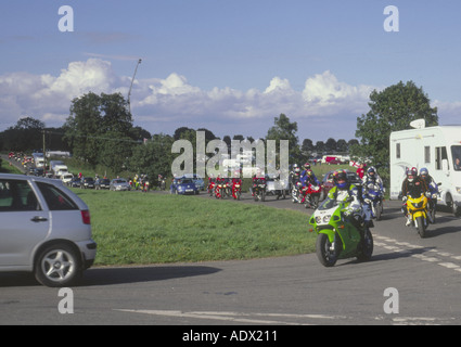 Lincolnshire Wolds Cadwell Park Superbikes 2004 Staus Stockfoto