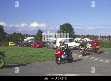 Lincolnshire Wolds Cadwell Park Superbikes 2004 Staus Stockfoto