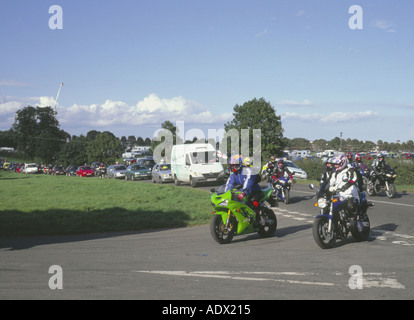 Lincolnshire Wolds Cadwell Park Superbikes 2004 Staus Stockfoto