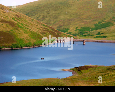 Untere Glendevon Reservoir Glendevon Perthshire Schottland Stockfoto