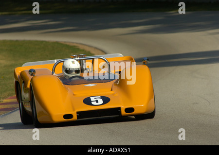 Robert Ryan Rennen seine 1968 McLaren M6B an Brian Redman International Challenge in Road America 2005 Stockfoto