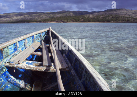 Nahaufnahme von Fischerboot Stockfoto