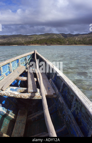Nahaufnahme von Fischerboot Stockfoto