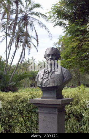 Pierre Poivre statue Stockfoto