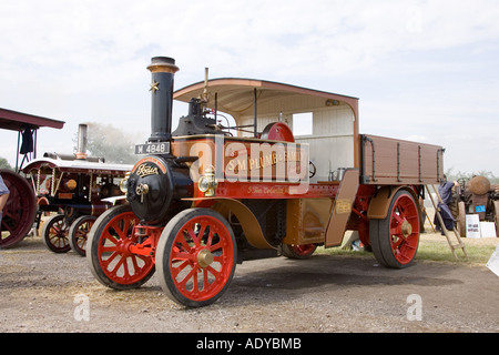 Dampfantrieb LKW auf Rougham Messe in Suffolk im Juni 2006 Stockfoto