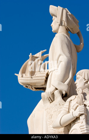 Lissabon Portugal Denkmal der Entdeckungen Stockfoto