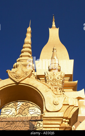 Ansicht des Stupas in Pha, die Luang Stockfoto