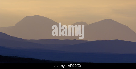 Paps of Jura, Isle of Jura, Großbritannien, Schottland, Islay Stockfoto