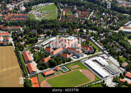 Gefängnis und Sport Bereich, Hitlers Gefängnis, Deutschland, Bayern, Oberbayern, Oberbayern, Landsberg Am Lech Stockfoto