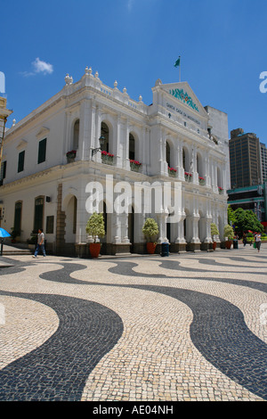 Santa Casa da Misericordia Heilige Haus der Barmherzigkeit in Largo Senado Hauptplatz in Macau China Stockfoto