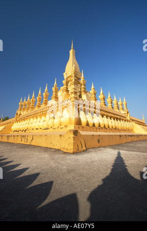 Ansicht der Pha, die Luang Stockfoto