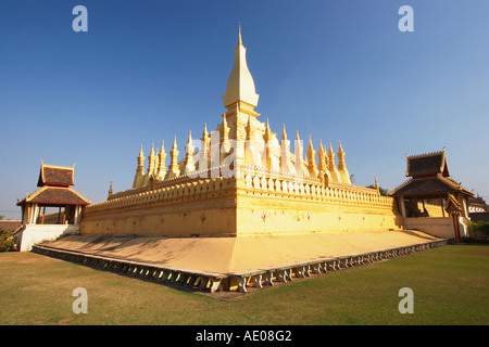 Ansicht der Pha, die Luang Stockfoto