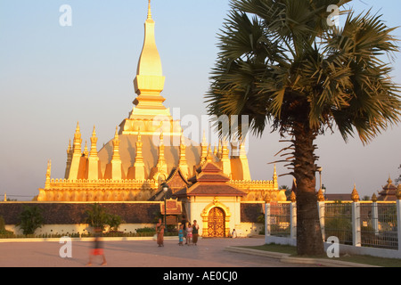 Ansicht der Pha, die Luang Stockfoto