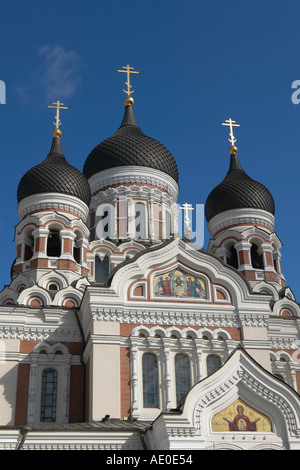 Estland-Tallinn-Alexander-Newski-Kathedrale Stockfoto