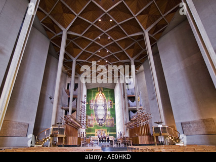 Interieur von Coventry Kathedrale COVENTRY Warwickshire UK Stockfoto