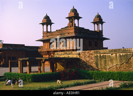 Diwan-ich-Khas oder Jewel House, Fatehpur Sikri, Uttar Pradesh, Indien Asien Stockfoto
