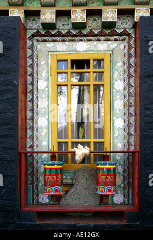 Pemayangtse Kloster, Pelling, Sikkim, Indien Stockfoto