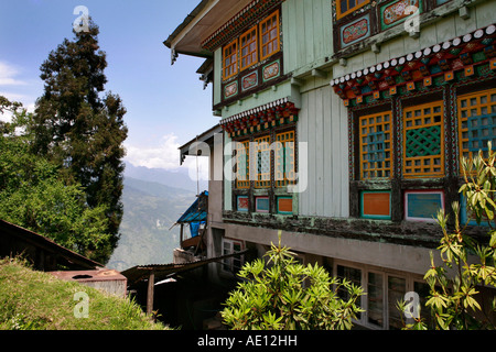 Pemayangtse Kloster, Pelling, Sikkim, Indien Stockfoto