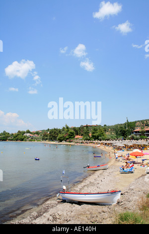 Elia Beach auf Sithonia Halbinsel auf der Halbinsel Chalkidiki in Griechenland Stockfoto