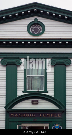 Der Masonic Hall in Lunenburg Nova Scotia Kanada Stockfoto